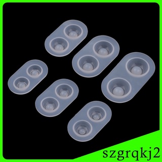 Wenzhen 6 piezas Molde De silicona Para muñecas Bjds/ojo/presión De Resina/Diy (6)