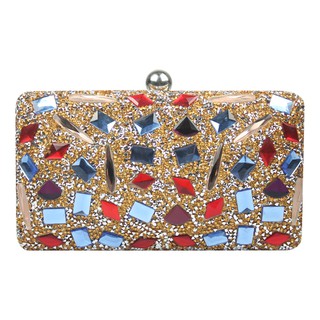Mayonette Quena Clutch Gold Bag - bolso de mano de moda para mujer