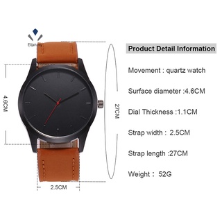 Reloj de cuarzo con cm de diámetro de superficie grande Dial Casual moda reloj deportivo regalos para hombres (9)