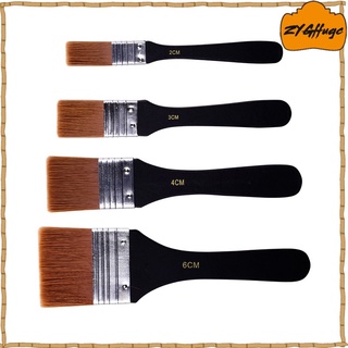 art nylon pincel pintura pluma mango de madera para acuarela pintura artesanía (7)