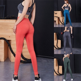 Tights Sportswear Woman Gym Yoga Pants Seamless Leggings for Fitness Compression Solid Slim Running Clothes