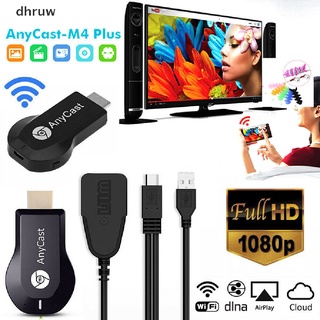 dhruw anycast m4 plus receptor wifi airplay pantalla miracast hdmi dongle tv dlna 1080p co
