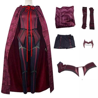 wanda witch disfraz de cosplay trajes de halloween carnaval conjunto escarlata traje de visión