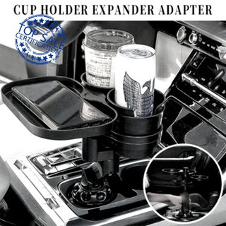 Adaptador universal para copas de coche, adaptador de expansor, 2 en 1, organizador ajustable, doble soporte F5X2