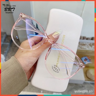 🙌 [COD]lentes reemplazables para mujer/gafas Anti radiación para mujer/lentes de gato estilo Retro iP0r