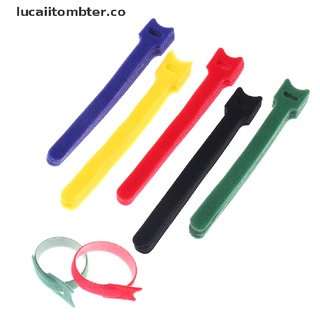 (nuevo) 50 lazos reutilizables gancho y bucle sujetador cinta de nailon velcros cable lazos lucaiitombter.co (1)