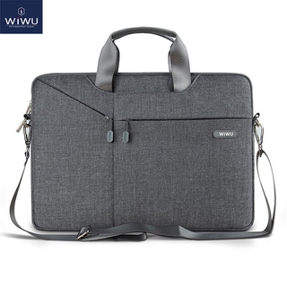 Wiwu - bolsa de mensajero multifunción para MacBook Pro 16, 15, 13 pulgadas, impermeable, bolsa de transporte para MacBook Air