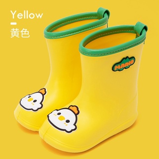 Bebé botas de lluvia [impermeable antideslizante] resistente al desgaste zapatos de agua de dibujos animados de los niños zapatos de lluvia