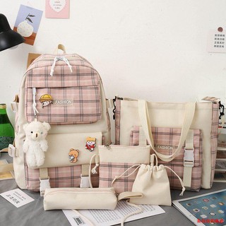 Spot goods> nueva escuela beg para las mujeres Sen Jabatan Harajuku estilo refrescante pequeño fresco de la escuela media mochila <
