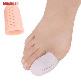 Muchuan 2pc Silicone Gel Toe Separators Stretchers Toe Tube Corns Blisters Protector Gel