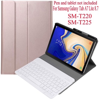 Funda para Samsung Galaxy Tab A7 Lite para Samsung Galaxy Tab A7 Lite SM-T220 SM-T225 inalámbrico Bluetooth teclado funda carcasa