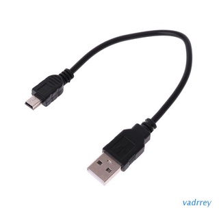 VA USB 2.0 court A mâle vers mini 5 broches B Data Câble cordon adaptateur