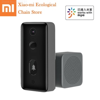 Xiaomi Mijia Smart Video timbre 2 AI Monitor remoto HD infrarrojo visión nocturna detección de movimiento bidireccional intercomunicador Video timbre
