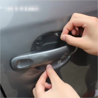 8 pzs arañazos universales invisibles para manija de puerta de coche/protectores de vinilo protectores para automóvil/protección de manijas de coche
