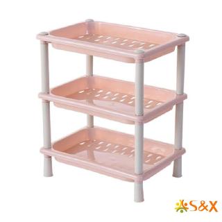 s&x estante de almacenamiento para baño de cocina, multifunción, acero, 3 capas, organizador de estante (9)