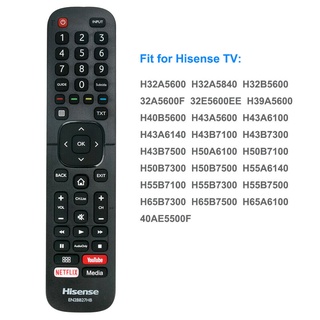 Hisense EN2BB27HB mando a distancia para Hisense TV H32 0 H32 0 H43 0 H43 0 H43B7100 H50B7300 H55B7500 EN2BB27H