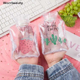 worrbeauty transparente lindo mini botellas de agua caliente bolsa de inyección de agua de dibujos animados caliente bolsa co