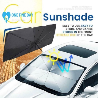 125 cm 145 cm plegable coche parabrisas parasol paraguas cubierta del coche frente ventana calor Interior F0G8