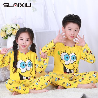 2 unids/Set niños pijamas de dibujos animados niños pijamas niños Baju Tidur ropa de dormir adolescente ropa de dormir