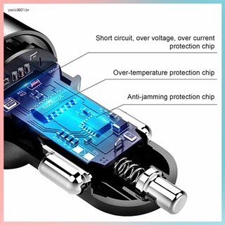 C1 cargador de coche USB carga rápida 3.0 Dual USB teléfono móvil cargador de teléfono con transmisor FM inalámbrico 5.0 manos libres reproductor MP3