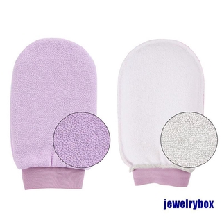 (jewelrybox) guantes de baño de ducha exfoliante lavado de la piel guante de masaje loofah exfoliante corporal (4)
