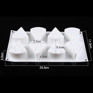 [beautyupdr] molde de pastel en forma de queso para hornear postre mousse silicona 3d molde de pastelería herramientas calientes (4)