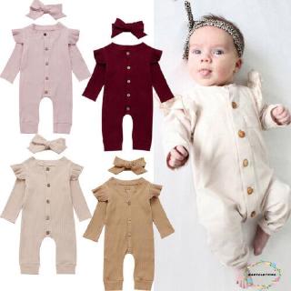 ropa de bebé primavera otoño 2019 ropa de bebé niña niño acanalado ropa (1)
