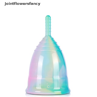 jointflowersfancy multicolor suave copa menstrual de silicona femenina higiene período taza reutilizable