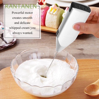 rantanen - espumador eléctrico de leche, duradero, batidor, batidor de huevos, mini cocina, café, capuchino, espumador, herramienta de cocina, multicolor