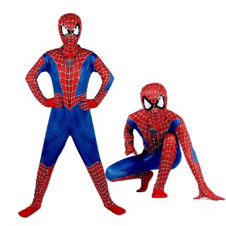Juego De 2 Piezas De Halloween Cosplay Miles Morales Spiderman Impresión 3D Disfraz Niños Spider Man De Superhéroe hallo