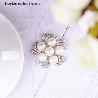 [horizonelectronic] 1 pieza de diamantes de imitación de cristal de perlas de imitación para zapatos de mujer, zapatos de novia, hebilla, decoración caliente