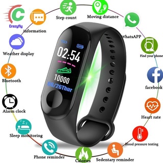 M3 Smartband Smartwatch ritmo cardiaco presión Arterial Mi Band 3 Killer