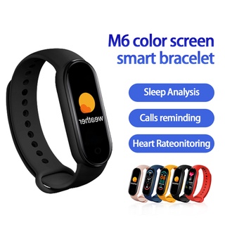 Reloj Inteligente m6 De frecuencia cardiaca/Monitor De presión Arterial/pantalla De color Fitness/Rastreador Para teléfono móvil QUICKSILVER (9)