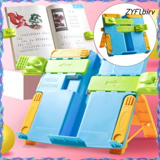 Portable Reading Book Holder Stand Support Bookend Book Holder Stand Adjustable Notebook Holder Organizer Bookstand Document Foldable Stand