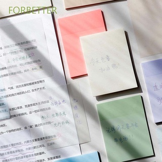 Forbetter papelería/oficina/escuela/Notas adhesivas autoadhesivas Transparentes/multicoloridas