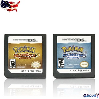 Novo cartão de jogo Pokémon SoulSilver para Nintendo DS cartão de jogo para DS 2DS 3DS EUA gdcjhy