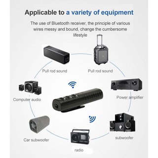 Manos Libres Bluetooth compatible Con El Coche Kit Automático De 3.5 Mm Jack Música Inalámbrica MP3 Adaptador De Audio Receptor Para Auriculares TEBERS (9)