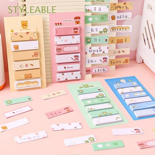 STYLEABLE Ins Style Cute Pet Sticky Note Stationery Self-adhesive Cartoon Sticky Notes Gift Animals Creative Planner Sticker Marker To Do List Memo Pad/Multicolor