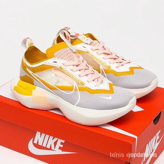 Originais NIKE Wmns Vista Lite“white/Orango” Women 's running Sapatos Calçados Esportivos Tênis Tamanho Grande --yellow white