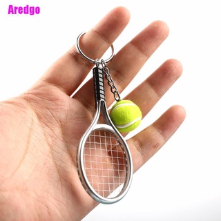 [Aredgo] Lindo deporte Mini raqueta de tenis colgante llavero buscador Holer accesorios regalos
