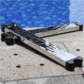 escalera de pedal antideslizante de acero inoxidable para piscina, escalera de repuesto (9)