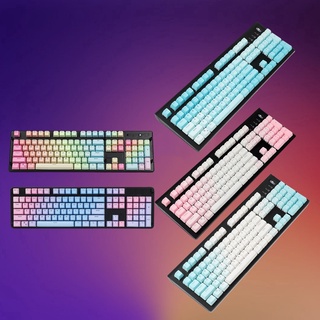 juego de 104 teclas retroiluminadas teclado mecánico teclado teclado impermeable suministros