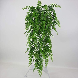 artificial falso colgante planta de vid casa jardín decoración de pared hojas de sauce verde