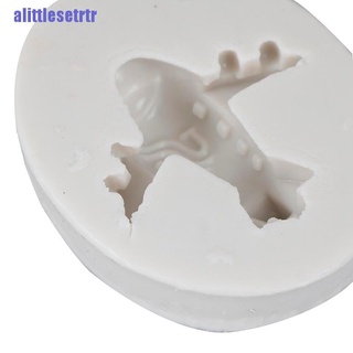 [ori]Mini herramienta de decoración de pasteles de silicón en forma de avión/Chocolate/Fondant (8)