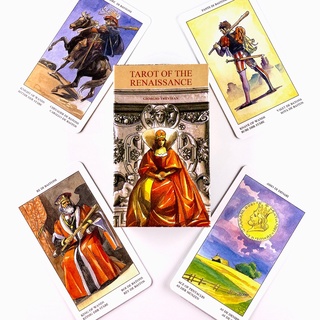 tarot del renacimiento ocio partido juego de mesa fortune-telling profecía tarjetas de oráculo