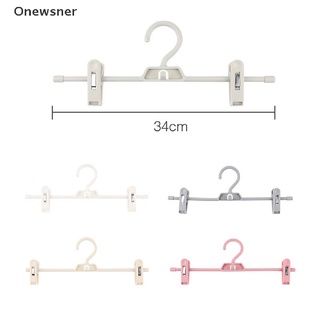 Onewsner 1pc Practical Scarf Tie Wardrobe Hanger Rack Skid Trousers Pants Hanger *Hot Sale (3)