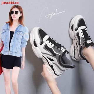 ▲Aogu Shideng old shoes female ins tide 2021 new Korean version of wild 34 size small size thick-soled increased shoes size 41