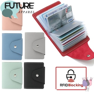 Future Multi-función Slim mujeres hombres bolsillo bolso bolso Color caramelo bloqueo RFID 34 ranuras para tarjetas/Multicolor
