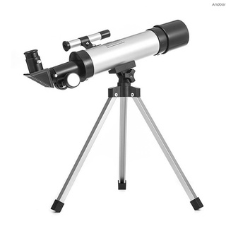 Telescopio 90x Portátil De telescopio Astronomica Compacto con Localizador De Lupa ajustable tripié Para niños principiantes