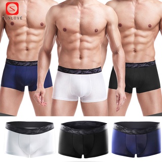 Men Ultra-thin Breathable Cool Boxer U Convex Underpants Underwear Briefs